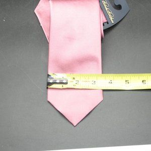 BROOKS BROTHERS Tie Pink Solid Twill Silk Made USA 58" x 3.5" New (Other)